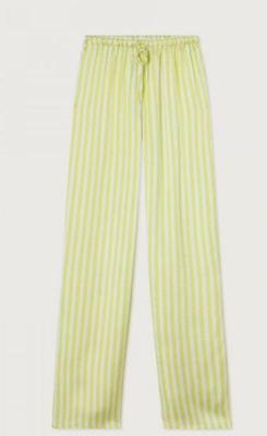 PANTALÓN MUJER SHANING RAYAS AMARILLAS Y BLANCAS